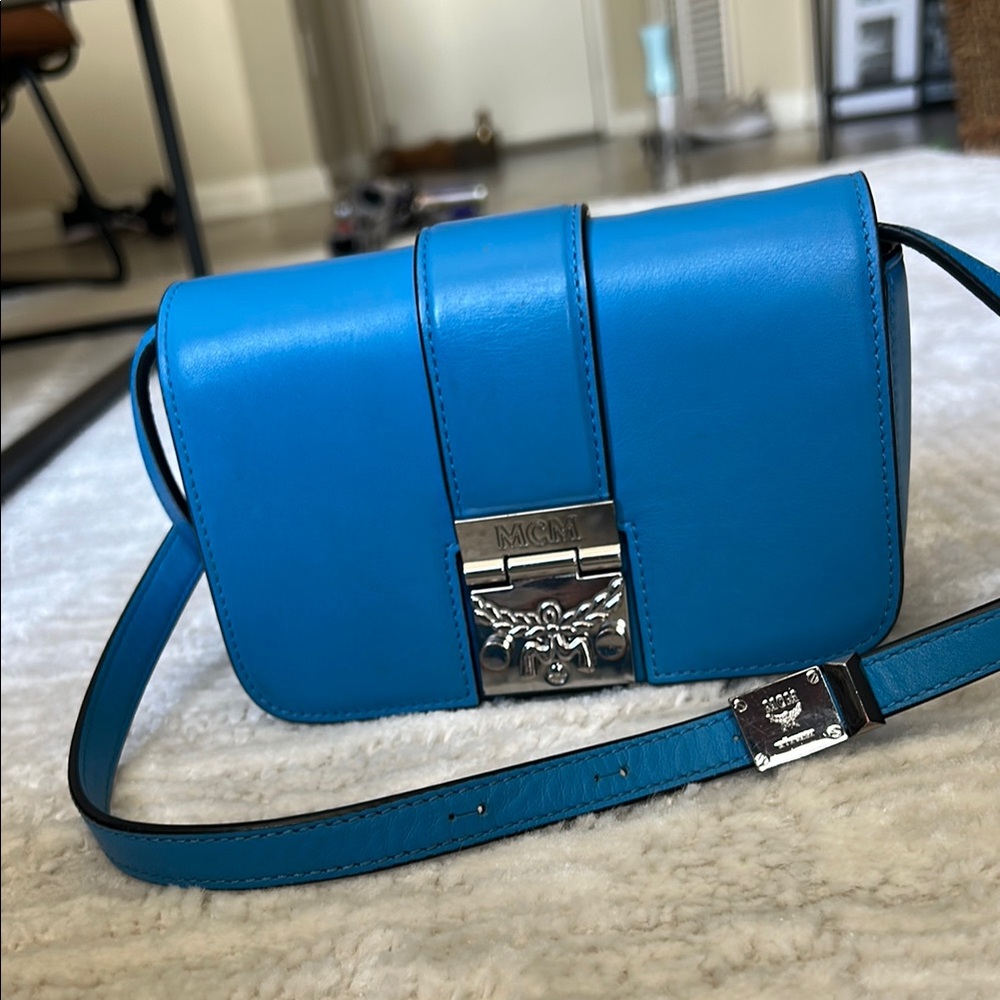 MCM Blue Crossbody Bag